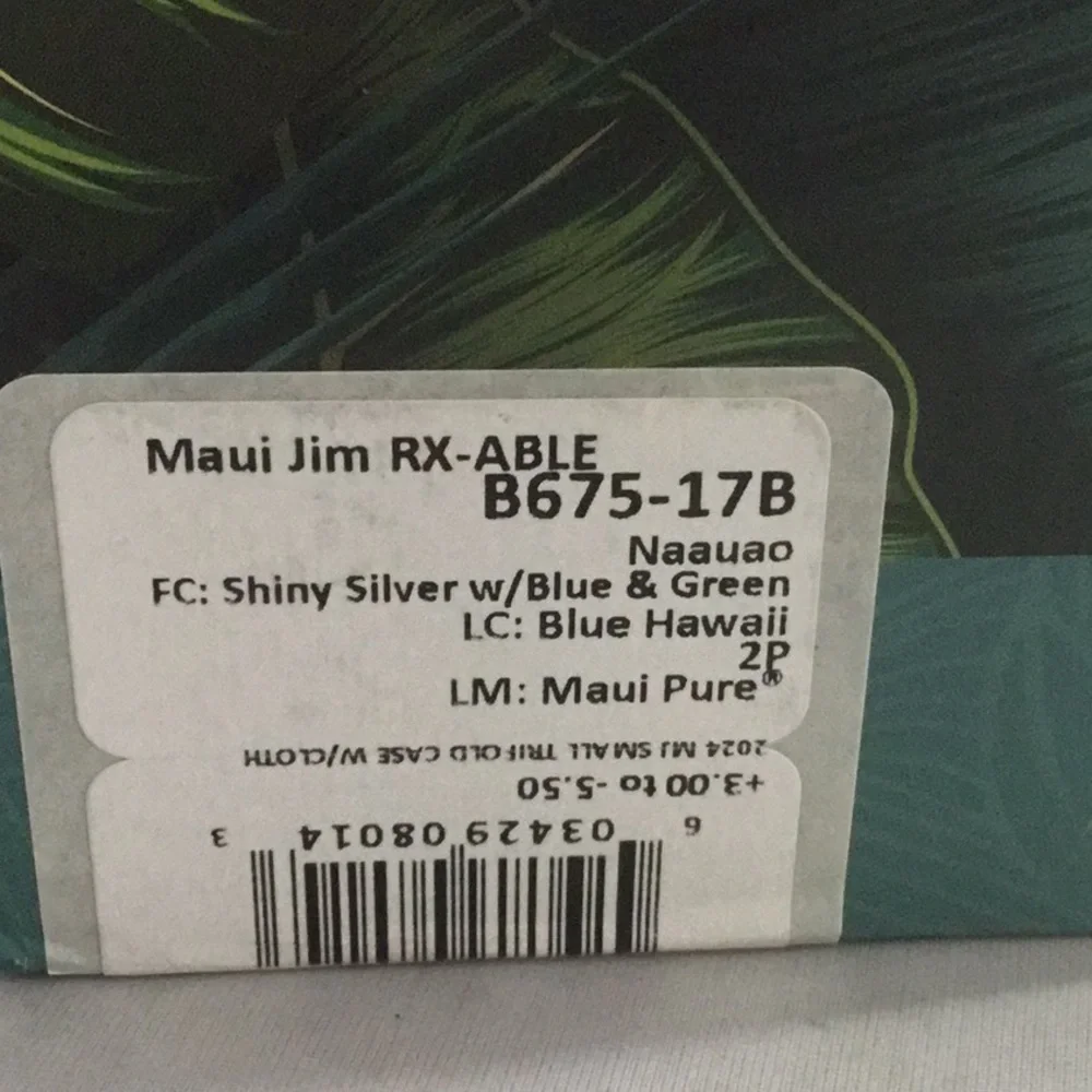 MAUI JIM NAAUAO SUNGLASSES POLARIZED UNISEX.